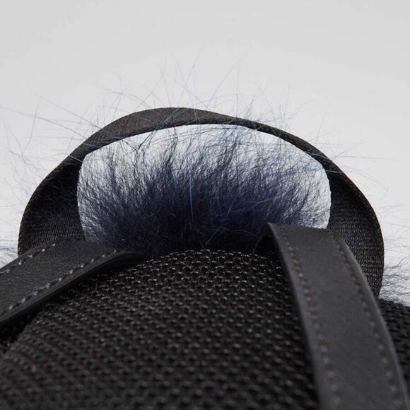 Fendi Black Nylon and Leather Monster Eyes Mini Backpack Bag - Picture 8 of 12